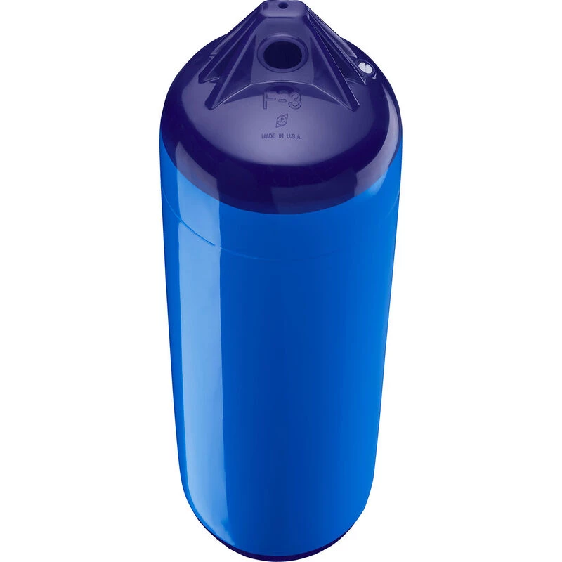 Boat Fenders Polyform F-3 Series Fender, Blue 2 Boat Fenders Polyform F-3 Series Fender, Blue - Image 2