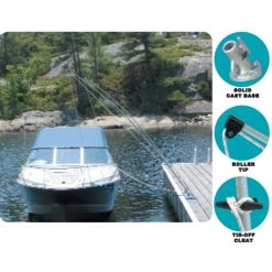 DOCK EDGE Boat Docking Dock Side™ Premium Mooring Whips