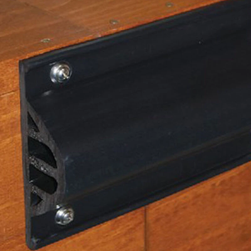 TAYLOR MADE Boat Docking Dock Pro Premium Side Guard, 10' Straight, Black 1 TAYLOR MADE Boat Docking Dock Pro Premium Side Guard, 10' Straight, Black