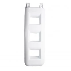 PLASTIMO Boat Fenders 3-Step Ladder Fender, White