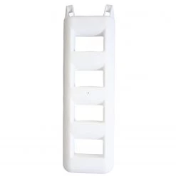 PLASTIMO Boat Fenders 4-Step Ladder Fender, White