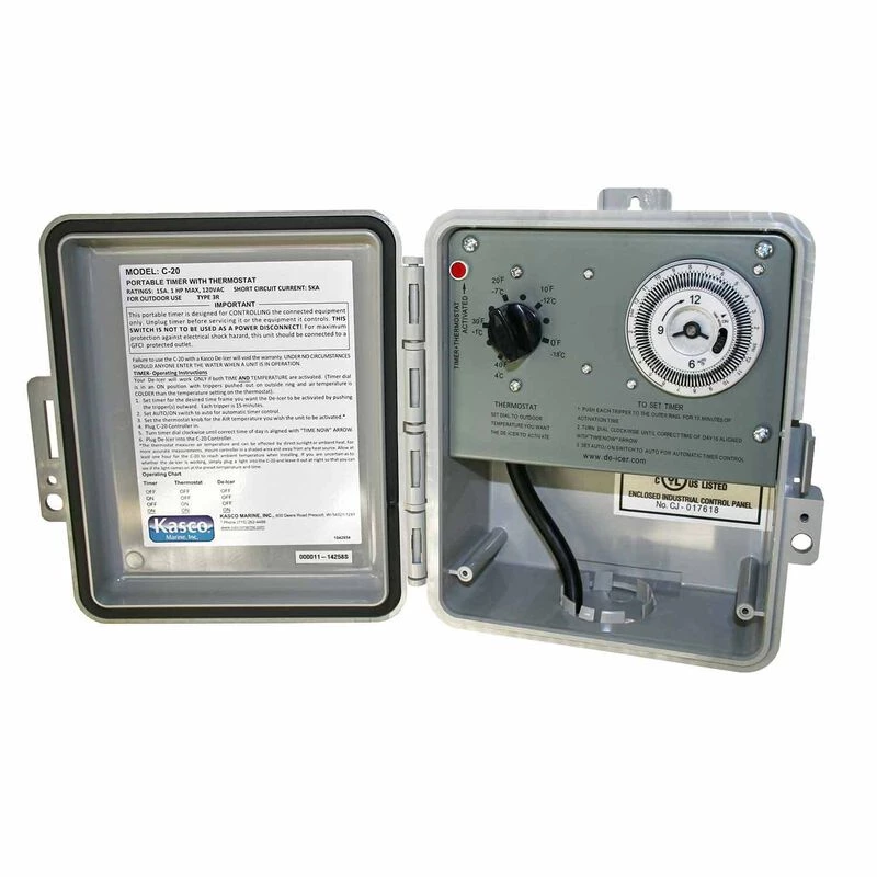 KASCO MARINE Boat Docking C-20 De-Icer Time And Temperature Control 2 KASCO MARINE Boat Docking C-20 De-Icer Time And Temperature Control - Image 2
