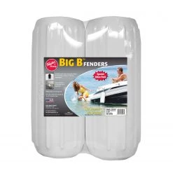 TAYLOR MADE Boat Fenders 8" X 20" Big B™ Fender 2-Pack, White