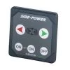 Boat Docking Side-Power Gray Round Cutout Touchpad Control With Round Back