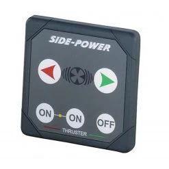 Boat Docking Side-Power Gray Round Cutout Touchpad Control With Round Back