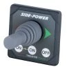 Boat Docking Side-Power Joystick Thruster Control With On/Off Round Back