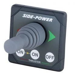 Boat Docking Side-Power Joystick Thruster Control With On/Off Round Back