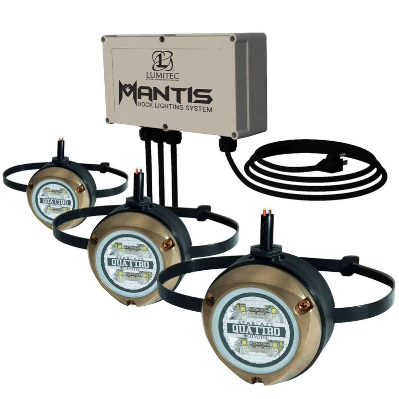 LUMITEC LIGHTING Boat Docking Mantis Dock Lighting System 1 LUMITEC LIGHTING Boat Docking Mantis Dock Lighting System