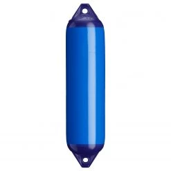 POLYFORM Boat Fenders F-1 Series Fender For Boats 20'-25', 6" X 24", Blue
