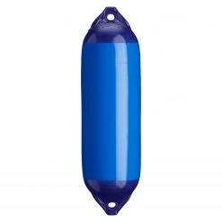 POLYFORM Boat Fenders F-02 Series Fender For Boats 20'-30', 7.5" X 26", Blue