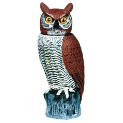 DALEN Boat Docking Rotating-Head Owl Decoy