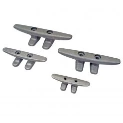 DOCK EDGE Dock Hardware Open Base Aluminum Cleats